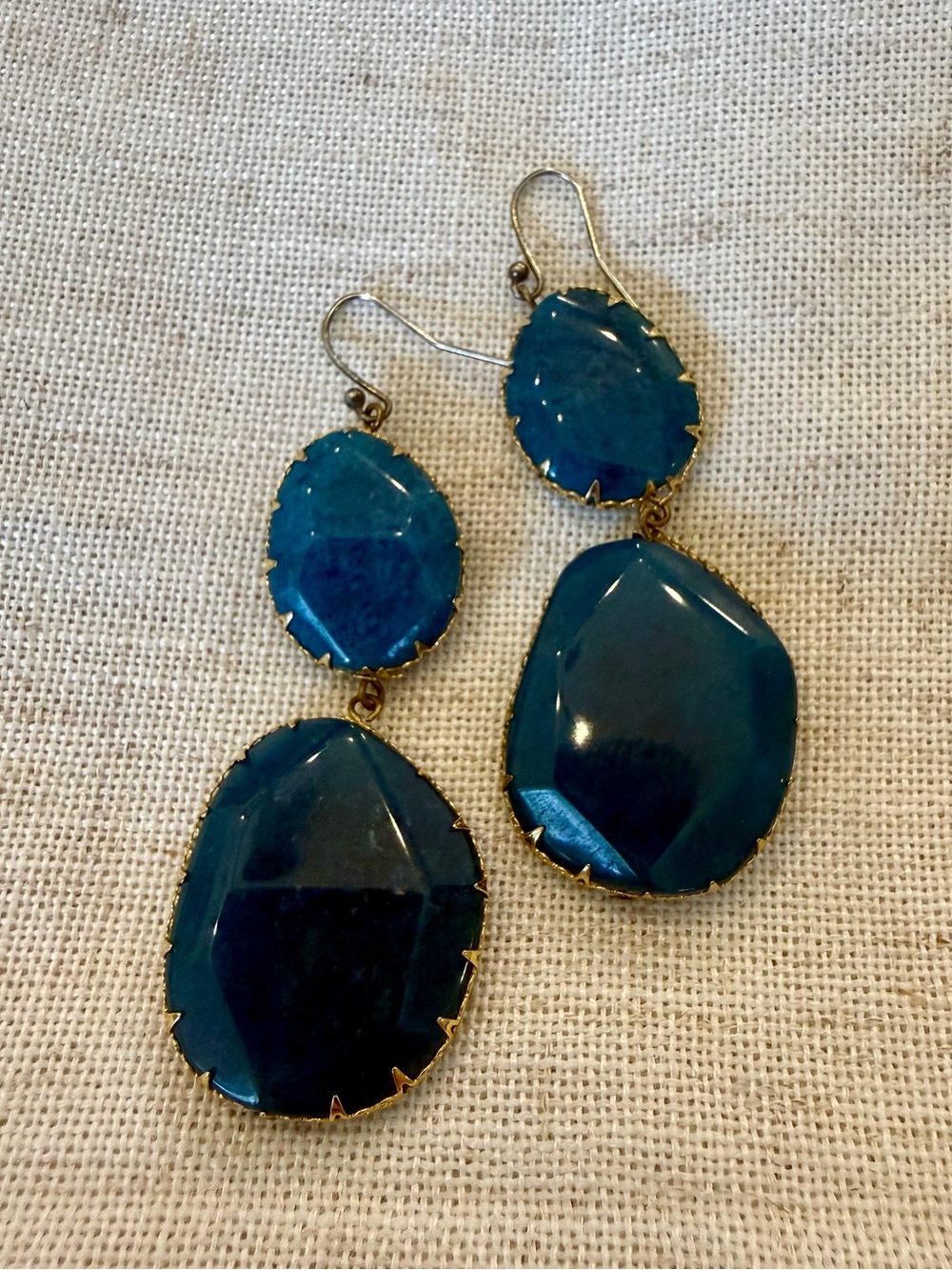 Kendra Scott blue stone earrings